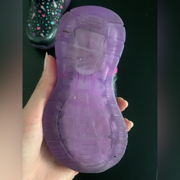 Skechers S Lights zip up boots (Size: 5) - Picture 5 of 9